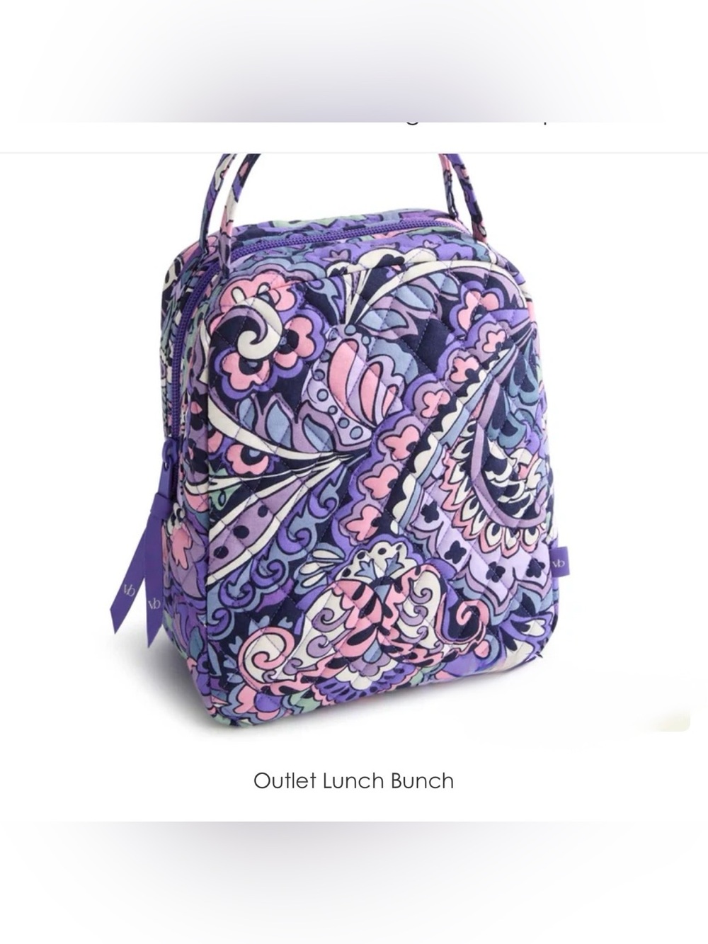 Vera Bradley Lunch Bunch in Floral Swirls
